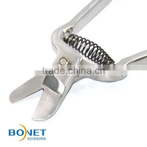 SGA0019 5" Gardening Tool Small Stainless Steel Pruner Scissors With Spring thumbnail-3