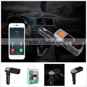 2016 New Arrival USB Car Charger Model Bluetooth Handsfree Car FM Transmitter MP3 Player thumbnail-1