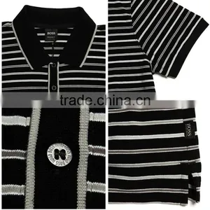 Branded Stripe Polo Shirt/Striped Shortsleeves Polo Shirts/branded Polo Shirts for Men thumbnail-2