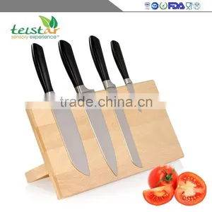 Factory Direct Sale Stainless Steel Knife The Wooden Knife Block thumbnail-1