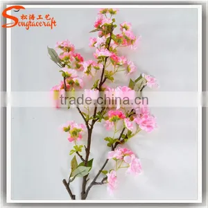 China Wholesale Artificial Cherry Blossom Branch Fake Cherry Blossom Tree Branch thumbnail-1