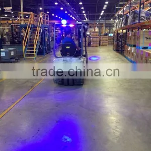 9-60V 45W LED Blue Warning Spotlight for Overhead Cranes thumbnail-1