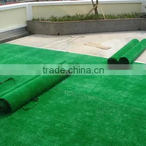 Cheap Green Short Artificial Grass for Flooring Decoration thumbnail-4