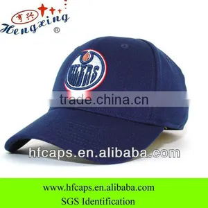 Applique Full Size 6 Panel Custom Baseball Cap Hard Hat thumbnail-1