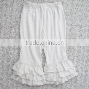 Hot Sale Baby Girls Ruffle Pants Triple Bottom Ruffle Children Icing Leggings Pants Wholesale Kids Legging Pants thumbnail-6