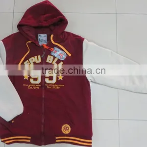 Stock Wholesale Fleece Jacket Sherpa Lined Hooded Fleece Jacket /coat thumbnail-2