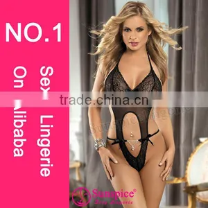 2015 Popular Hot Sale Sunspice Lingerie Sexy Hot Image Open Hot Sexy Girl Photo Sexy Teddy Sexy Women Sexy Teddy thumbnail-1