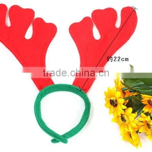 HFR-T311 Kids Reindeer Antlers Cheap Basic Plastic Christmas Reindeer Antlers thumbnail-1
