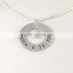 Mothers Necklace New Mom Necklace Birth Name Necklace New Mom Jewelry, Name Necklace, Personalized Mommy Necklace 2016 thumbnail-1