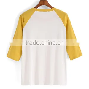 China Fashion Embroidered Short Sleeve Woman T-shirt Summer Woman Clothing Custom Woman T-shirt thumbnail-3
