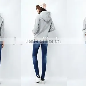 Female Money Hemp Grey Sets Basic Hooded Fleece thumbnail-4