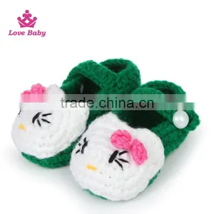 Latest Desigh Cute Baby Adult Hand Crochet Wool Shoes LBS20151223-20 thumbnail-4
