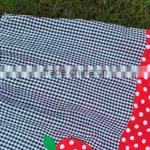 New Girls Apple Dress Girls Boutiques Dress Kids Pillowcase Dress Kids Back to School Dress With Necklace and Headband thumbnail-4
