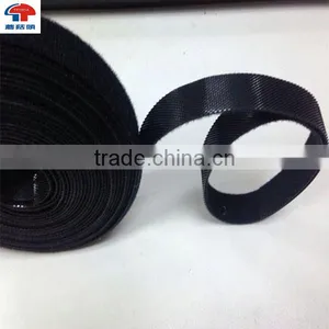 Black Nylon Strong Sticky Back To Back Hook And Loop Fastener Tape thumbnail-1