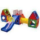Kids Outdoor Commercial Plastic Playground Slide Equipments thumbnail-1