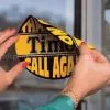 Removable Window Static Cling Sticker/Decal (SC-001) thumbnail-1