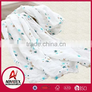 Promotion Muslin Wraps Reusable Muslin Cotton Blankets thumbnail-3