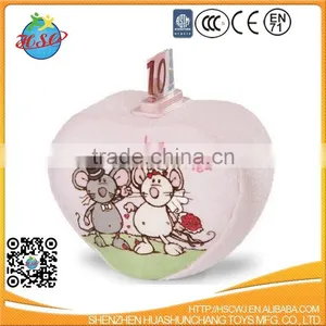 Heart Plush Piggy Bank thumbnail-1