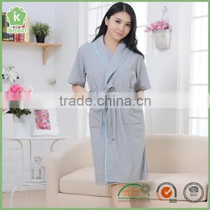 Cozy Anti-Pilling Cheap Fleece Spa Robes Wholesale thumbnail-5