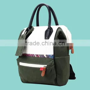 Customer Print Blank Mommy Shoulder Diaper Bag Backpack thumbnail-1