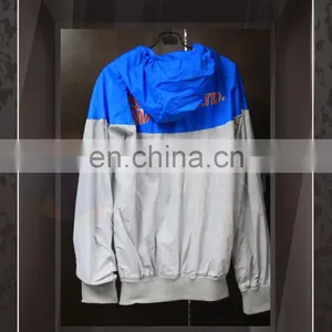 Manufacturer Fashionable Screen Printing With Hood Windbreaker thumbnail-1
