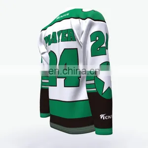 Hot Selling Custom Sublimated Ice Hockey Jersey thumbnail-5