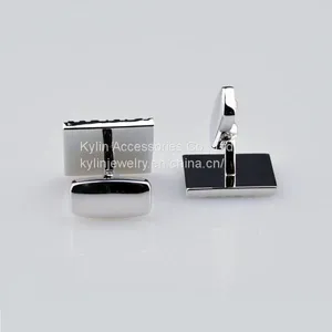 Fashion Brass Cufflink Square Cufflink thumbnail-4