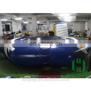 HI Gaint Outdoor Inflatable Orbit Water Trampoline With Solid Net thumbnail-5