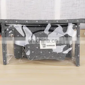 Fashion Storage Bag Three Piece Set Cosmetic Bag Customized Handbag Wholesale for Women thumbnail-2