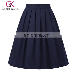 Grace Karin Occident Women's Vintage Retro Short Cotton 50s Skirt 21 Patterns CL6294-21 thumbnail-1