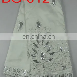 Wholesale Fancy African Silk George Lace(BG-009) thumbnail-4
