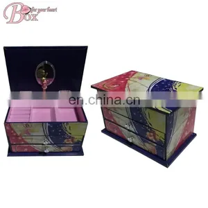 Custom Cardboard Ballerina Music Box With Drawer thumbnail-2