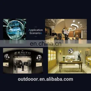Factory Wifi in Stock Shopping CE 3D Holographic Fan, 3D Hologram Fan, 3D Advertising LED Light Hologram Display thumbnail-4