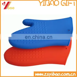 Customize Food-grade BBQ Heat Resistant Silicone Baking Gloves for Cooking thumbnail-2