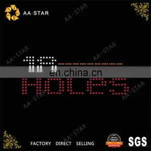18 HOLES Pattern Gold Rhinestone Applique thumbnail-1