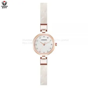 XINBOQIN Supplier LOGO Custo New Girls Fashion Elegant Quartz Trend Design Acetate Watch thumbnail-2