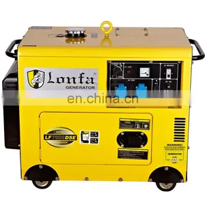 3KW 5KW 6.5KW 7.5KW 220V/380V Single Phase Three Phase Air-Cooled Portable Kipor Sound Proof Diesel Generator thumbnail-2