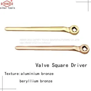 Non Sparking Tools Valve Square Driver thumbnail-1