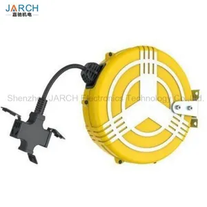 Mini Spring Loaded Retractable Power Cord Reel Small Cable Reel thumbnail-1