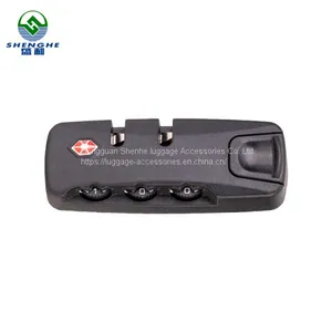 Custom Bag Parts Accessories Plastic Password 3 Digit Luggage Digital Combination Lock thumbnail-5