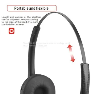 China Beien A16 PB Telephone Call Center Headset Noise Reproduction Headset Customer Service thumbnail-1