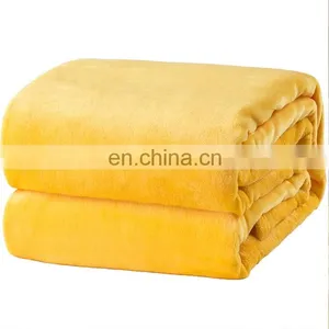 Wholesale 100% Polyester Lightweight Double Sided Flannel Fleece Blanket For Adult thumbnail-4