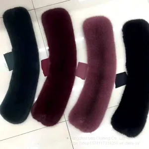 Supply Down Jacket, Cotton Coat, Coat, Collar, Cap Strip, Artificial Wool and Fox Tail Hair, Raccoon Dog Hair, Real Fur, Grass Collar Can be Processed and Customized thumbnail-2