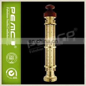Tubular Handrail Dark Color Crystal Modern Fancy Balcony Railings thumbnail-1