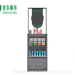 Design Beauty Supplies Store Display Stand Retail Makeup Shelves Cosmetic Display Rack thumbnail-1