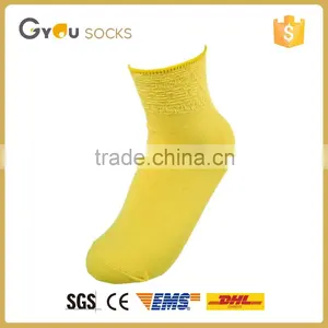 Candy Yellow Women Thin Cotton Cotton Socks Wholesale thumbnail-1