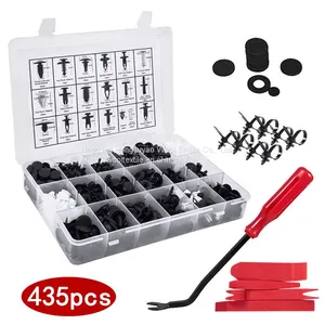 435Pcs Auto Parts Fixed Plastic( Nylon) Screw Set Includes Removal Tool thumbnail-4