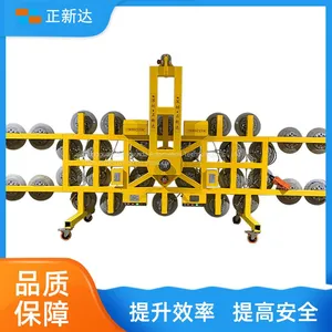 Zhengxinda 2600kg Electric Suction Cup Pneumatic Turnover Crane Vacuum Spreader Large Glass Suction Crane thumbnail-1