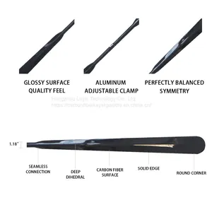Lightweight 2 Pieces Adjustable Carbon Fiber Greenland Paddle With Aluminium Adjuster thumbnail-2