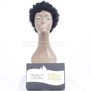 Wholesaler of Short Curly Human Hair Wigs thumbnail-1